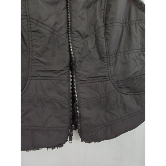 Unbranded Womens Medium Black Vest Full zip Pockets - Picture 4 of 10